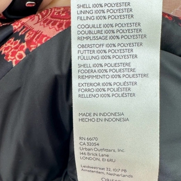 🆕 Free People Women’s Flora Paisley Puffer Vest Oversized Quilted Size Xs - Picture 6 of 7